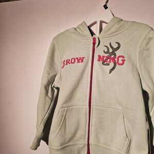 Browning girls hoodie size 5T